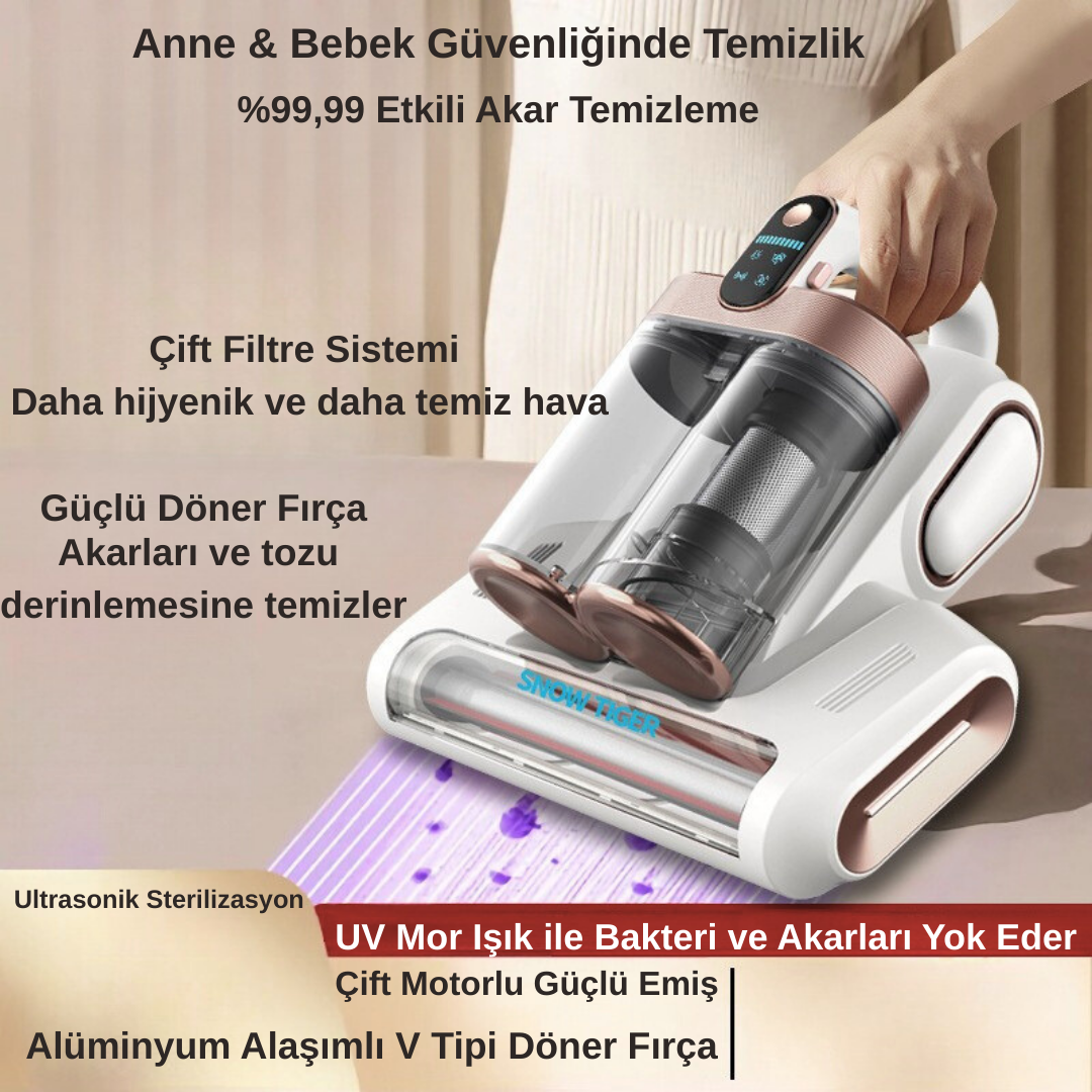 UV Işıklı Yatak ve Koltuk Temizleyici