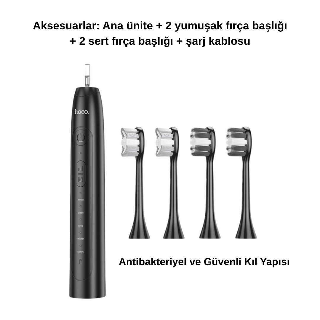 IPX7 Su Geçirmez Özellikli 15 Seviyeli Diş Fırçası